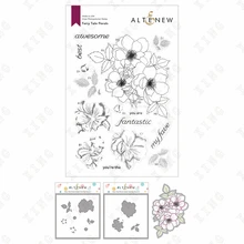 2022 Special Salefairy Tole Florals Metal Cutting Dies and Stamps Stencils Handmade Diy Scrapbooking Paper Gift Decoration Molds