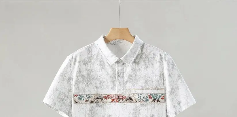 Short Sleeve Slim Fit Mens With Collar T-shirt Print Tie Dye Male Polo Shirts High Quality Quick-drying Original Summer Clothes 24 Sfdb2f73e66b74cc3956bd39858bfd126w