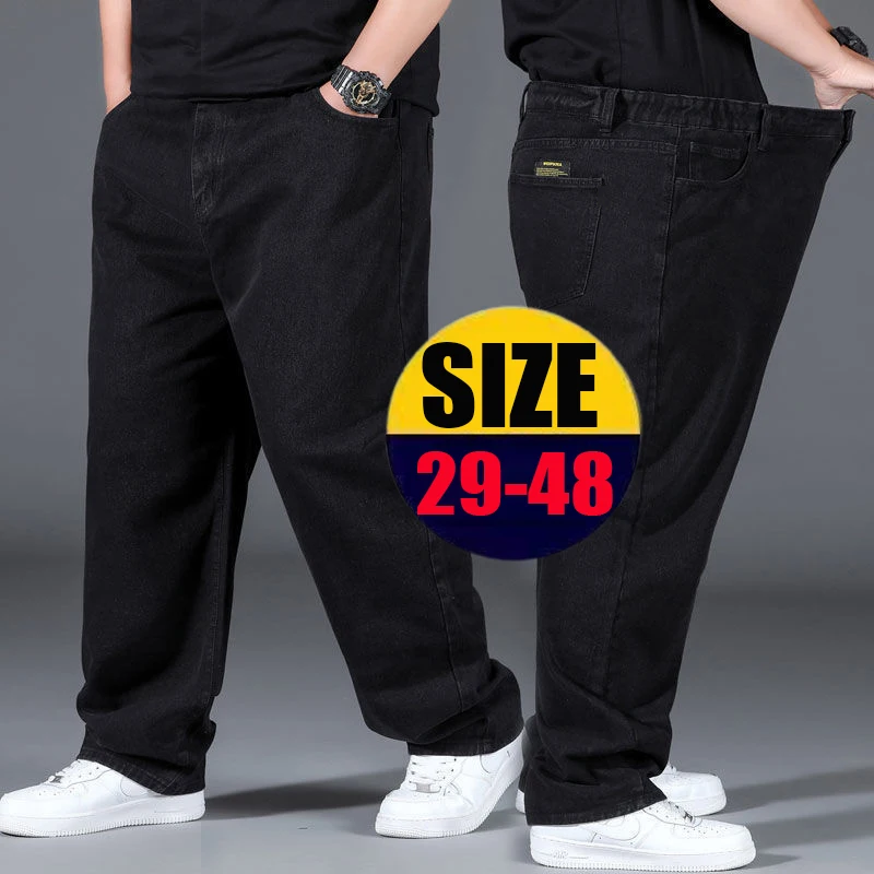 10XL Oversized Black Casual Pants Mens Breathable Sweatpants Elastic Waist  Jogger Pants Quick Dry Baggy Trousers Men Streetwear