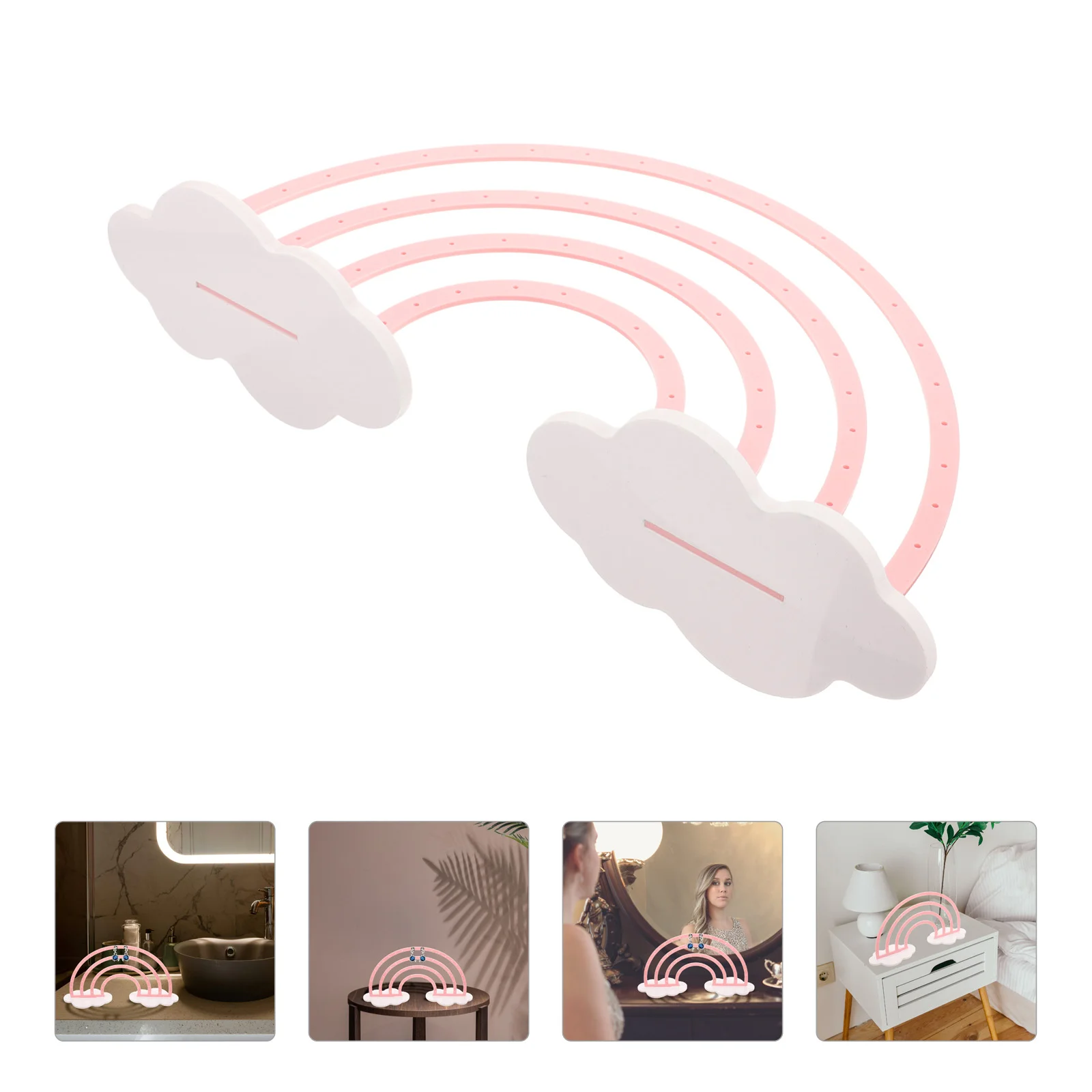 

Earring Holder Rainbow Shaped Earring Holder Earring Organizer for Organize Earring Stand