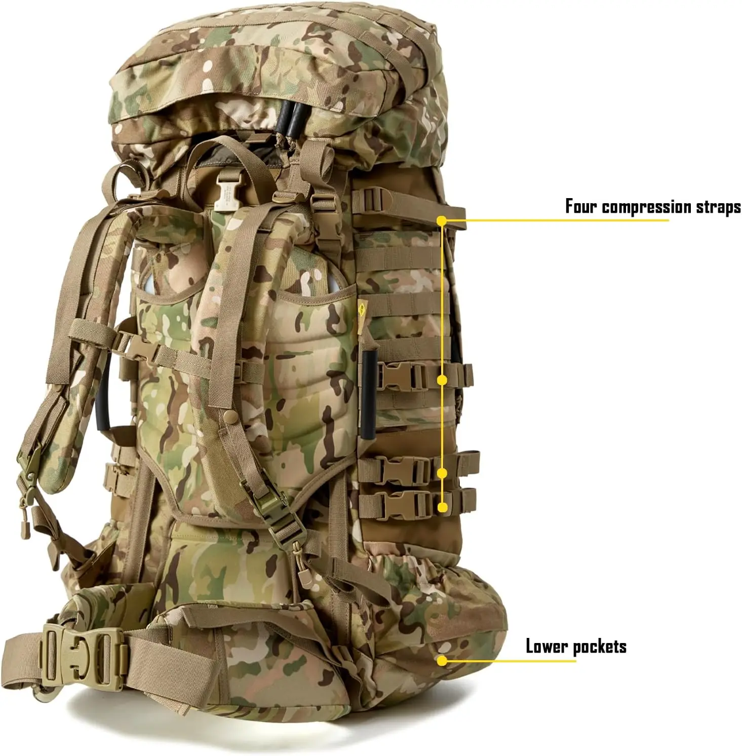 [MT] ミリタリー バックパック 米軍 USMC ILBE 80L MT ミリタリー バックパック 米軍 USMC スタイル ILBE リュックサック