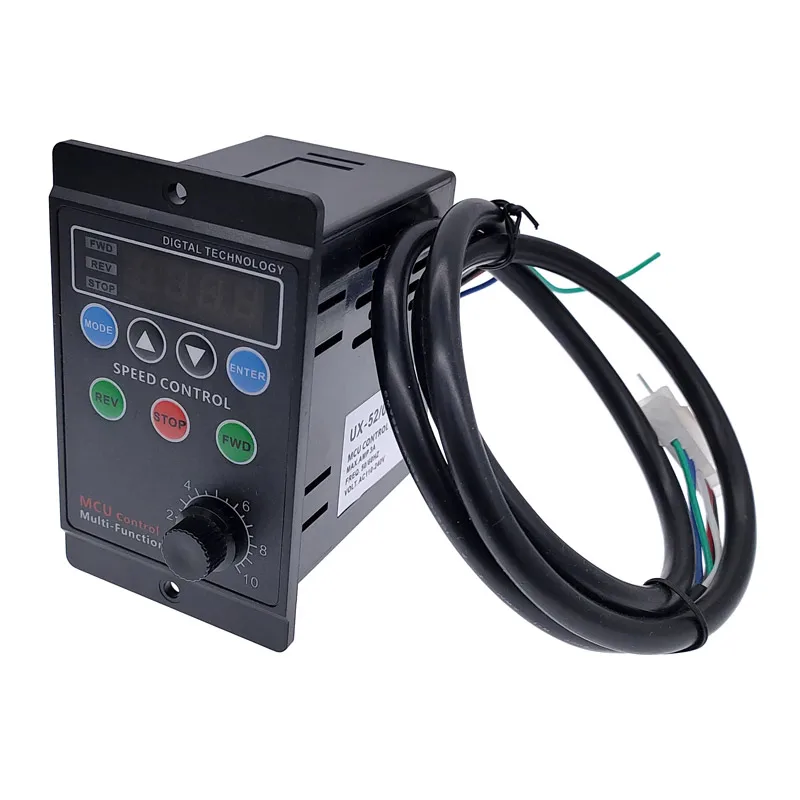 Mcu Controle Multi-função Display Digital Velocidade do Motor 400w Regulador de Precisão Controlador para Frente e para trás 50 60hz Ac220v Ux52