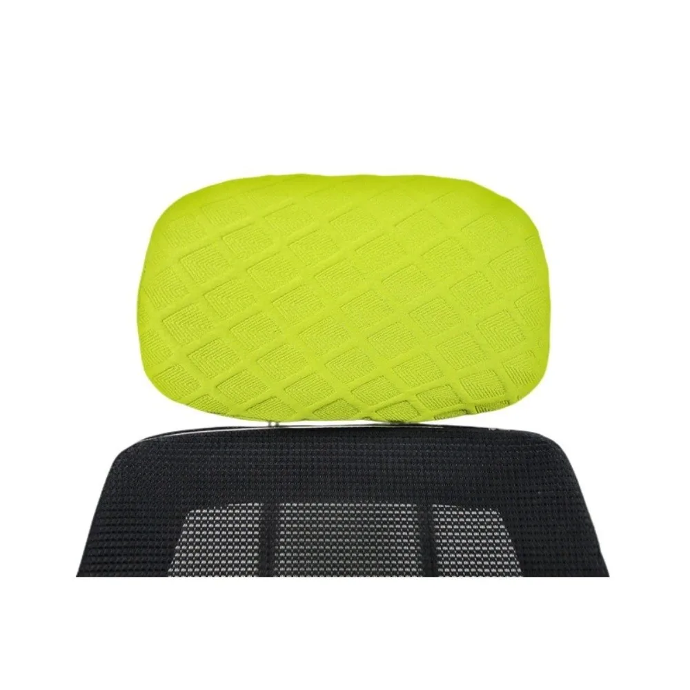 Jacquard Drehstuhl Kopfstütze Abdeckung Elastische Staub-proof Gaming Stuhl Kopf Kissenbezug Verdickte Halb-Wrap Stuhl Kopf Abdeckungen – Detail 7