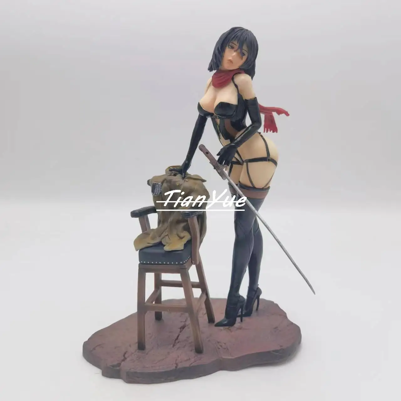 

Attack on Titan Ackerman with Clouth Version Action Figure Model Toy 30cm