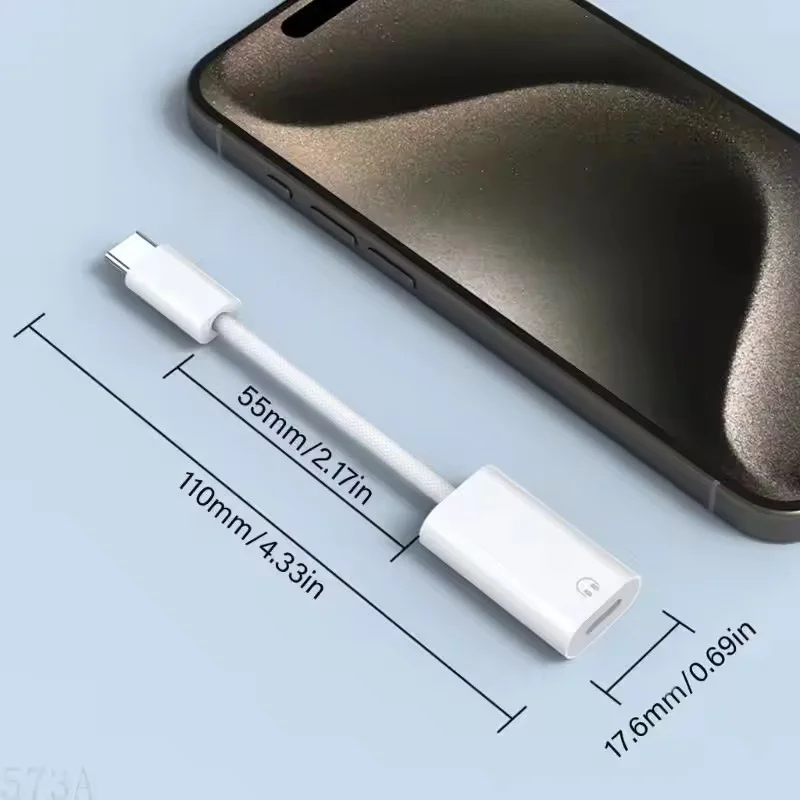 아이폰 16 15 시리즈용 OTG 어댑터 USB C 고속 충전 데이터 전송 타입 C 컨버터 (애플 아이패드 맥북 호환)