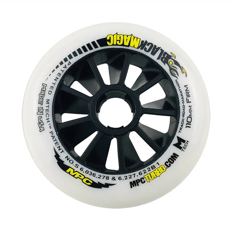 MPC Black Magic Wheels SRC XXFirm XFirm Firm 125/110/100/90mm Track Road Marathon Racing Tires For Inline Speed Skates 6/8 Pcs
