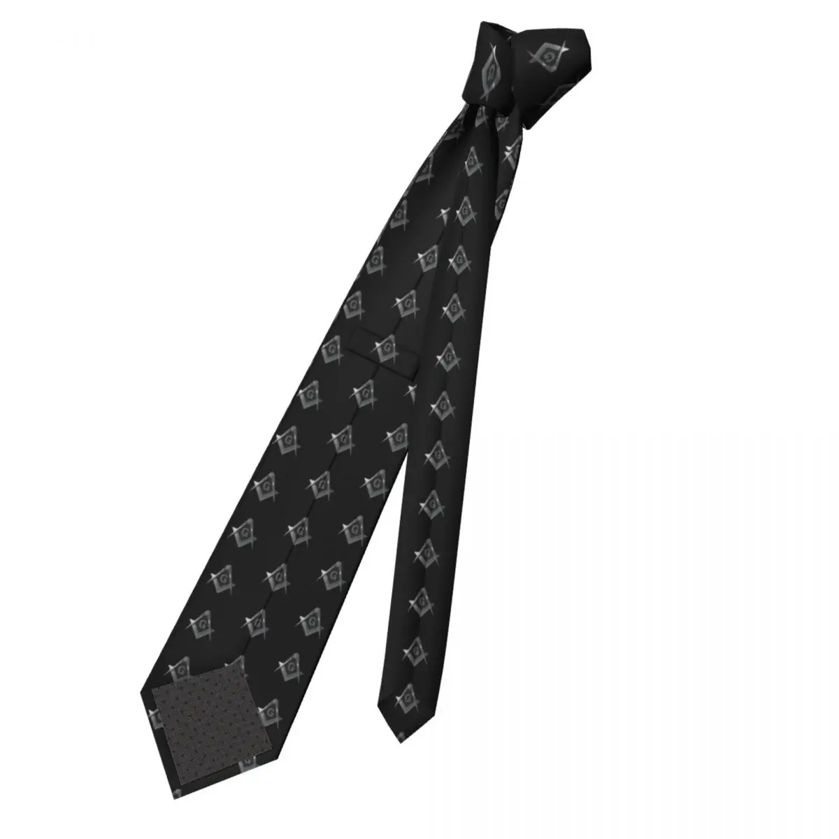 Mens Freemasons Masonic Black Woven Neck Tie at  Men's Clothing store