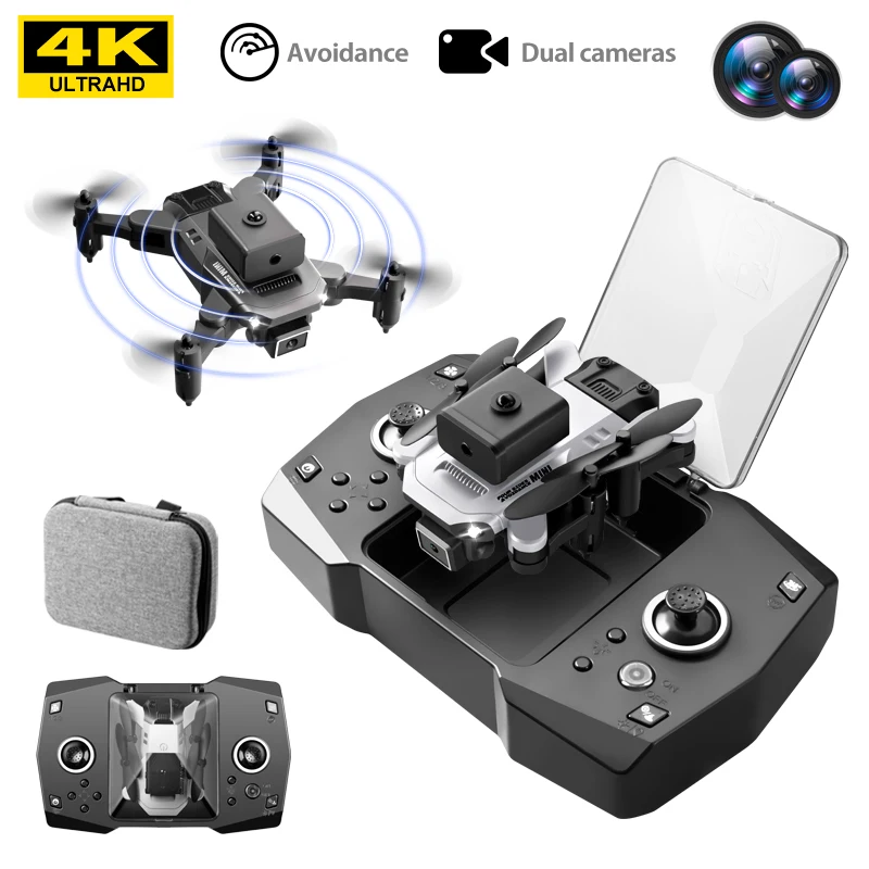 Mini Drone Selfie Lommestørrelse 4K HD Kamera Foldbar WiFi FPV RC Quadcopter Legetøj