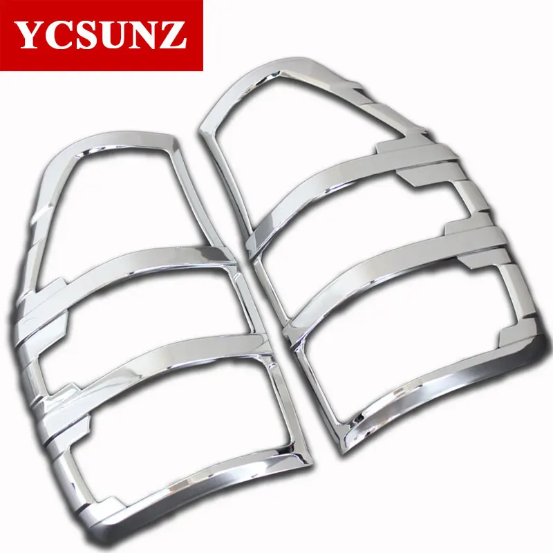 ABS Chrome Tail Lights Covers For Ford Ranger Wildtrak T6 T7 T8 2012 2013 2014 2015 Car Styling car accessories