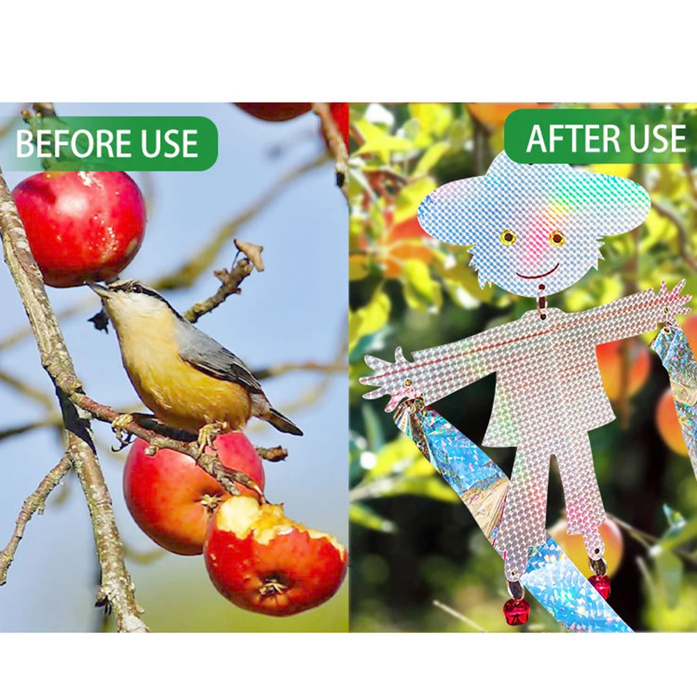 Scarecrow Bird Repellent Garden Home Pigeon Repellent Reflective Bird Replacement Accessories Automobiles Balcony