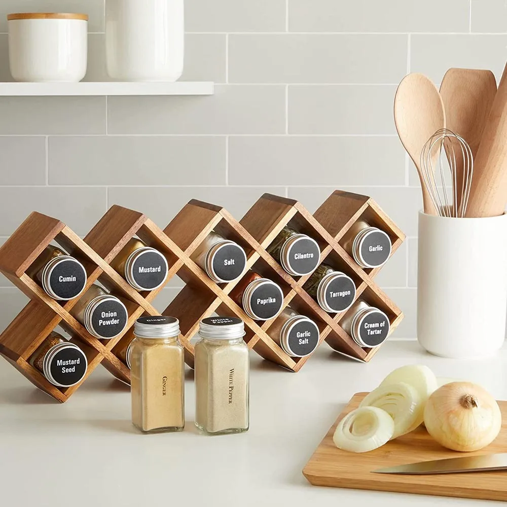 8Sheets 192Pcs Round Spice Can Label Kitchen Room Spice Jar Labels Kitchen Jar Stickers Waterproof And Oil-proof Stickers label stickers scrapbook stickers