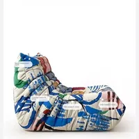 MOMO Personalized Patterned Fashion Caterpillar Sofa Living Room Designer Single Leisure Chair Tatami Balcony Width 80cm 5