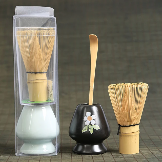 3 in 1 Matcha Set Bamboo Whisk Teaspoon Ceramic Bowl Tranditional Tea Sets  Home Tea-making Tools Accessories Birthday Gifts - AliExpress