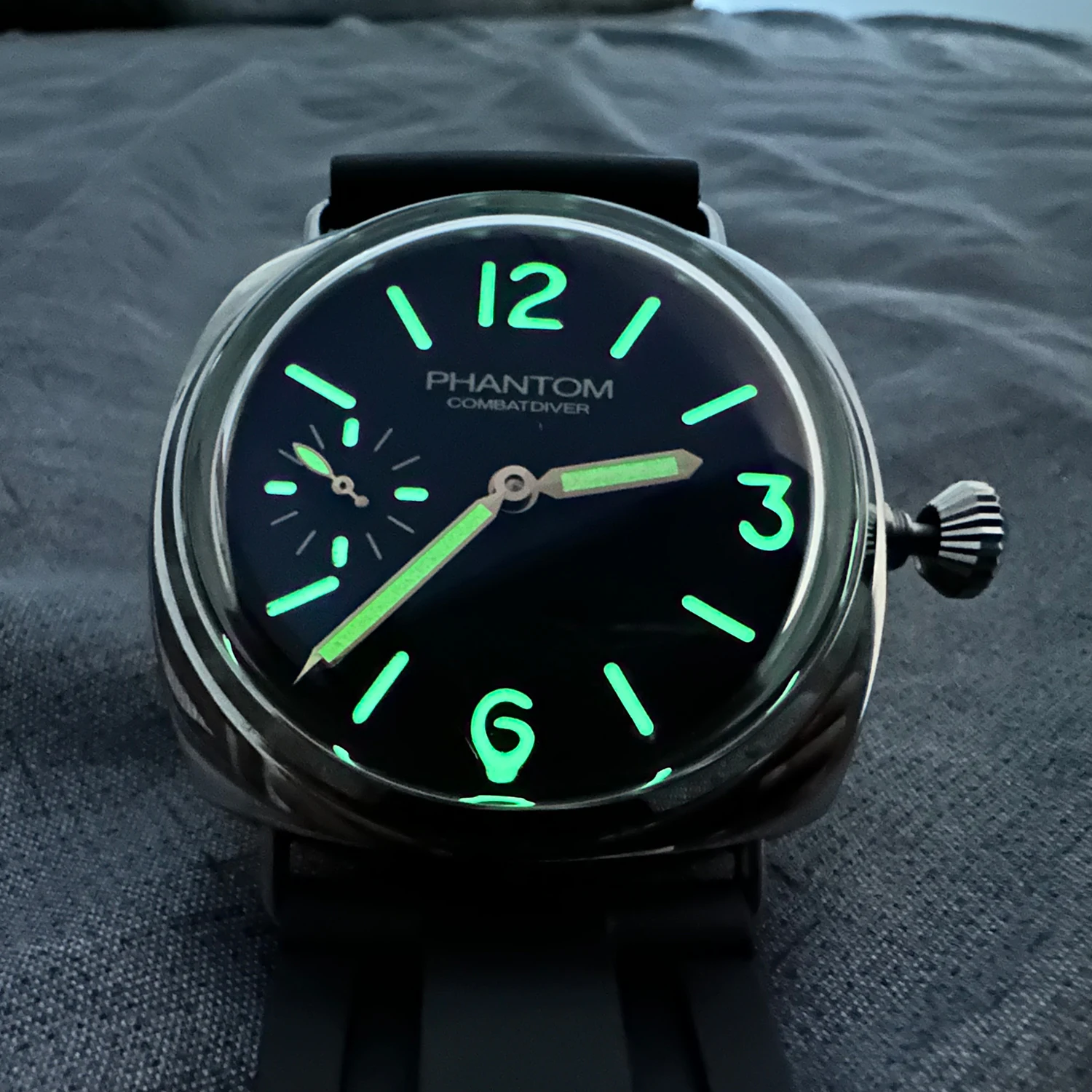 Manual Mechanical Replica Watch Man for Seagull ST3600 C9 Luminous Retro Navy Military Wristwatches Fro Man Dropshipping