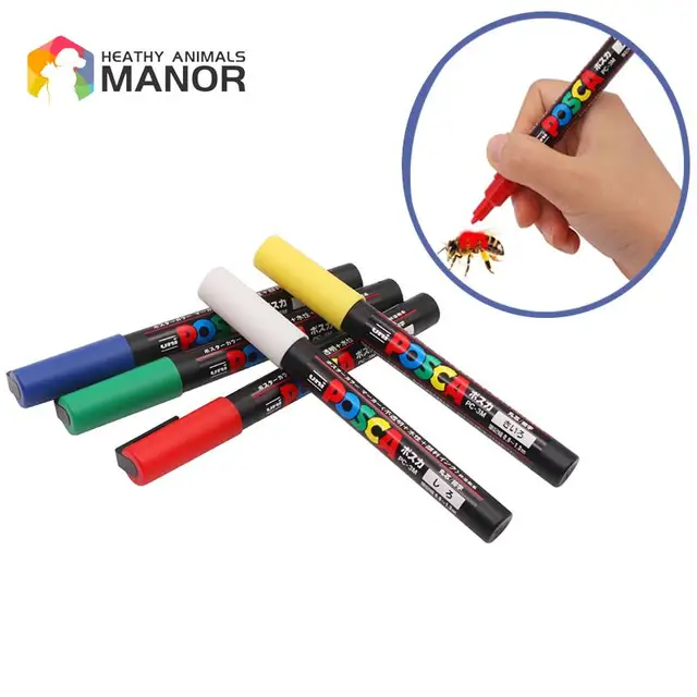 5Db Queen Méh Marker Toll Műanyag Méhészeti Jel 5 Színek Opcionális Nem Fake Azonosító Berendezés Méhész Eszközök