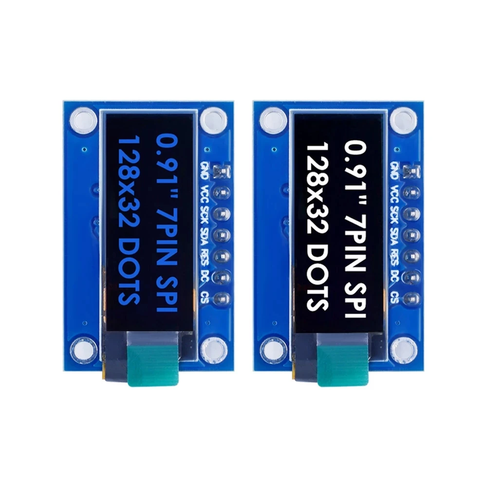 SSD1306 7PIN 0.91inch 128x32 SPI OLED Module 0.91\