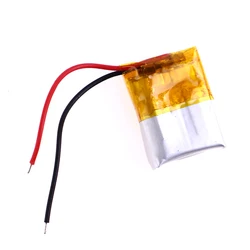3.7V 40mAh 401215P Lithium Polymer Rechargeable Battery For MP3 DVD Toy Watch Selfie Stick Hearing Aid Reading Pen Cells 1Pcs