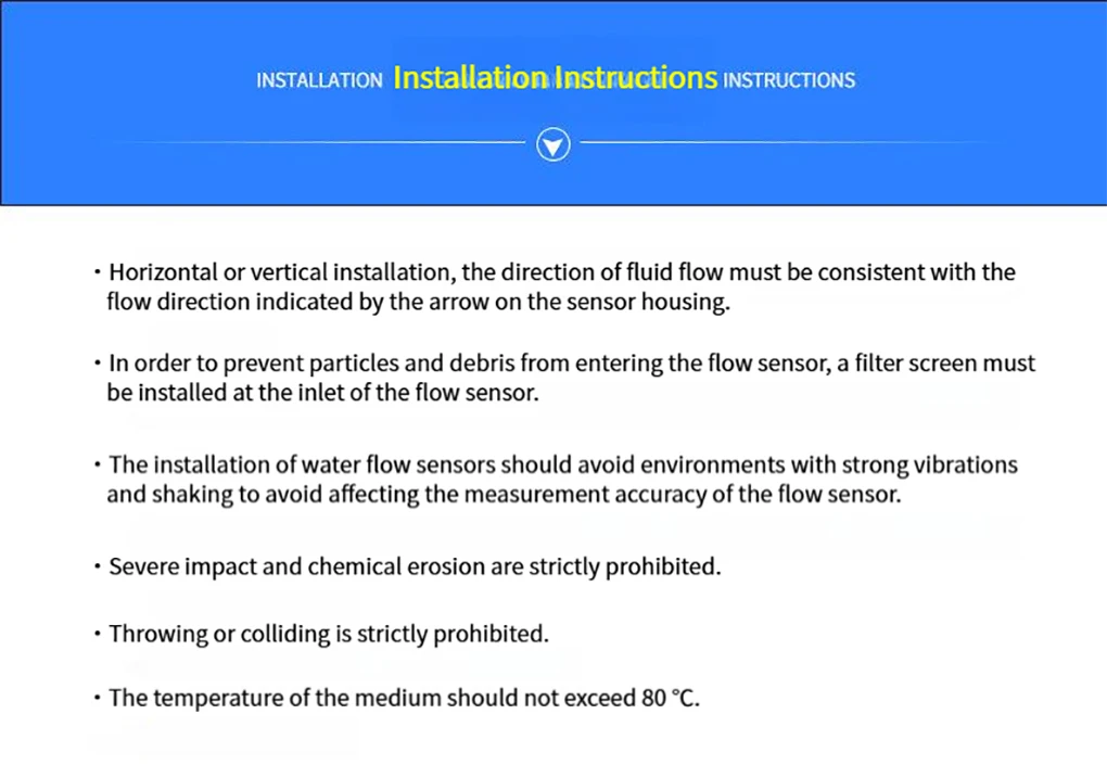G1/2 Water Flow Sensor PVDF Material Hall Flowmeter Acid and Alkali Resistant Co