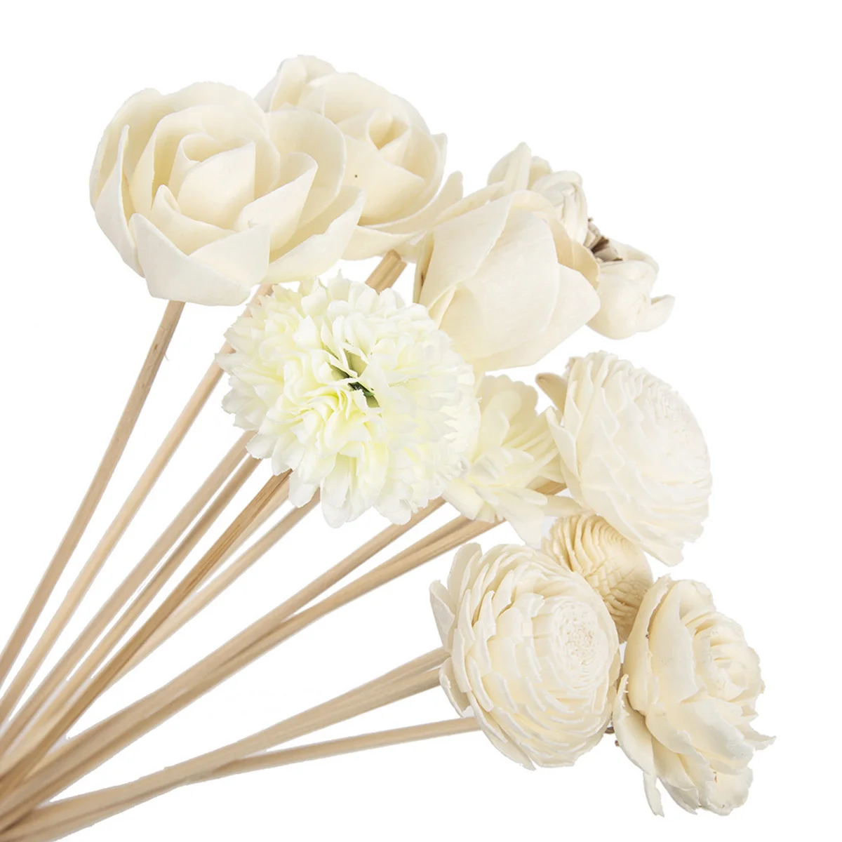 11 pcs Artificial Flower Rattan Sticks Fireless Fragrances Reed Diffuser Stick Reuse DIY Handmade Ornaments Home Decor reed diffuser stick