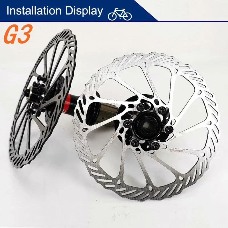 MTB Bicycle Front Rear Caliper Lever Rotors Set Line Pulling Mountain Road Bike