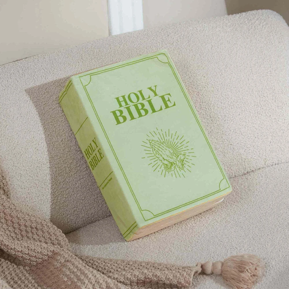 Bible Pillow Book Plush That Opens Holy Bible Pillow Plush for Kids Adults Christian Gifts 2