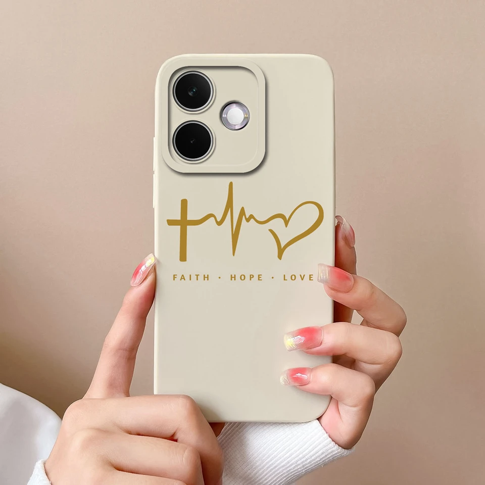 Colorful Love Heart Camera Protection Antifouling Soft Phone Case Cover