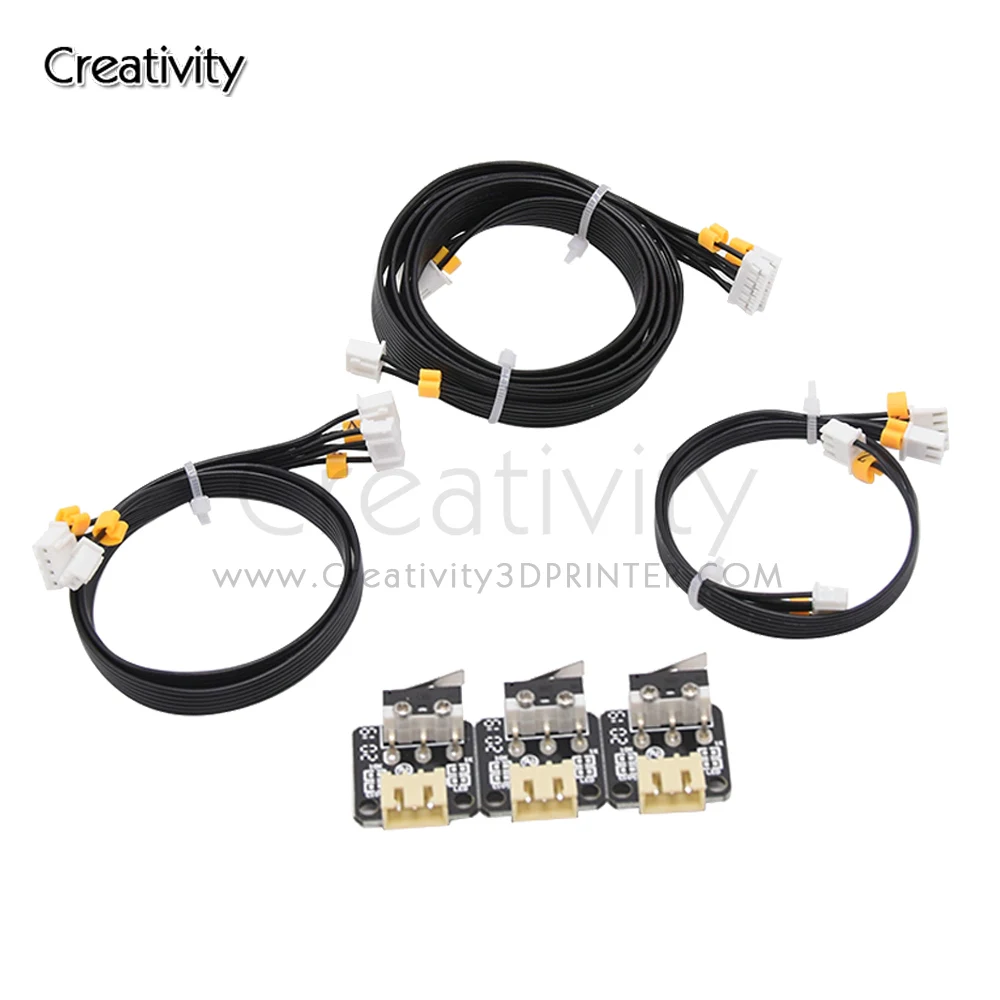 Impressora 3d do Ender Ender3 Pro 3x 3s Interruptor de Limite do Endstop com Cabo para a Linha Central de x y z Peças da - Imagem 6