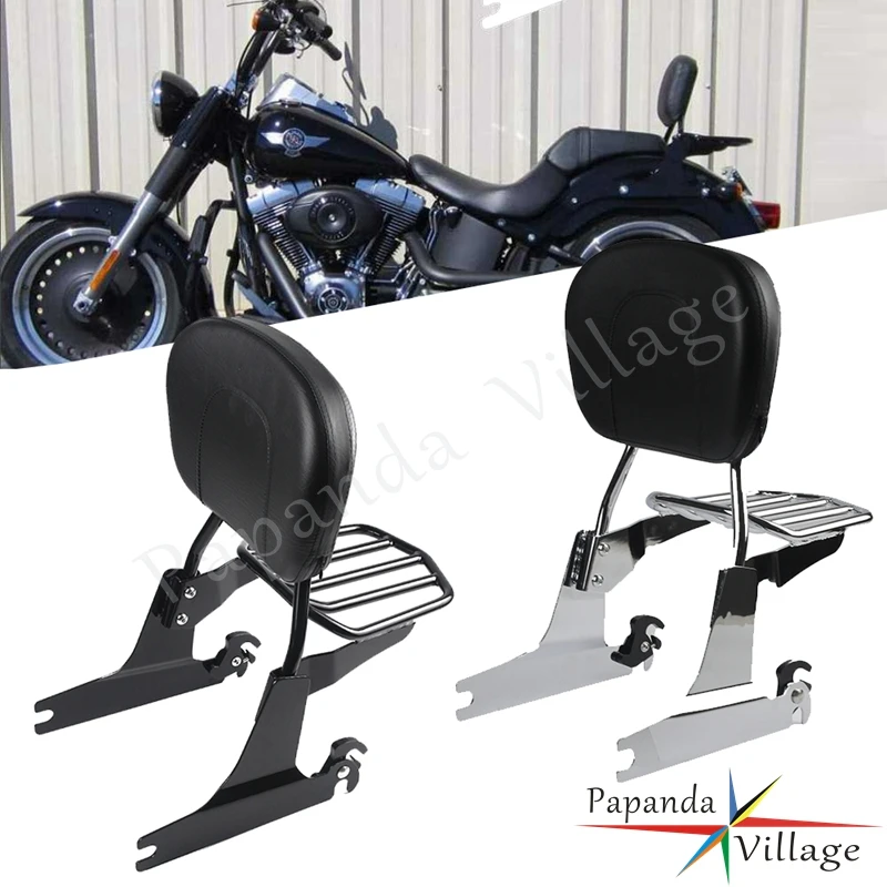 

Для Harley Dyna FXD Low Rider Custom Sport Wide Glide 2002-2005, хромированная подкладка для спинки пассажирского мотоцикла