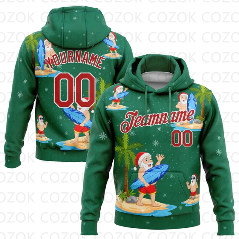 Customized Hoodie Christmas tree pattern Color Jersey 3D Printed  Unisex Pullovers Hoodie Casual Sweatshirts