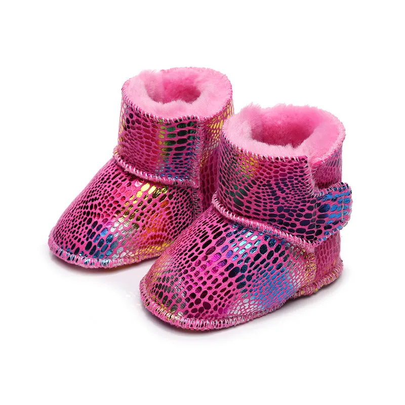Bébé Fille Garçon Bottines D'Hiver Premiers Pas Chaud Bottes