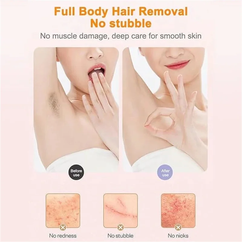 Rechargeable Electric Trimmer for Women 2in1 Hypoallergenic Electric Lady Hair Groomer Hair Removal Tool Body Shavers Gifts