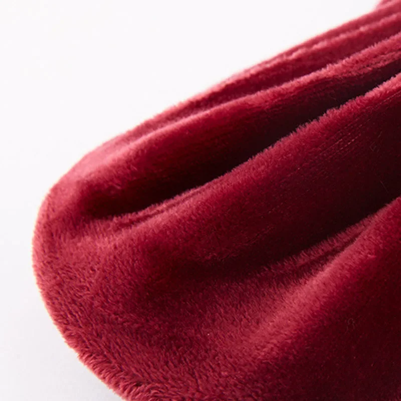 Shoe Covers 2pcs/Set Flannel Non-slip Solid Color Washable Reusable Keep Floor Cleaning Indoor