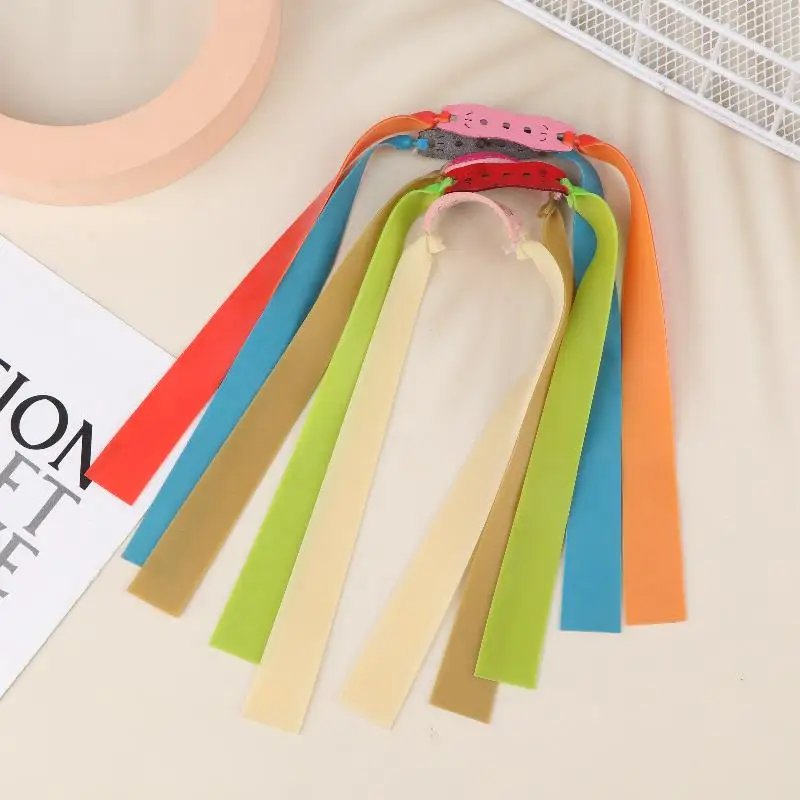 مجموعة من 10 مقلاع صيد قوية مع أربطة مطاطية مسطحة...