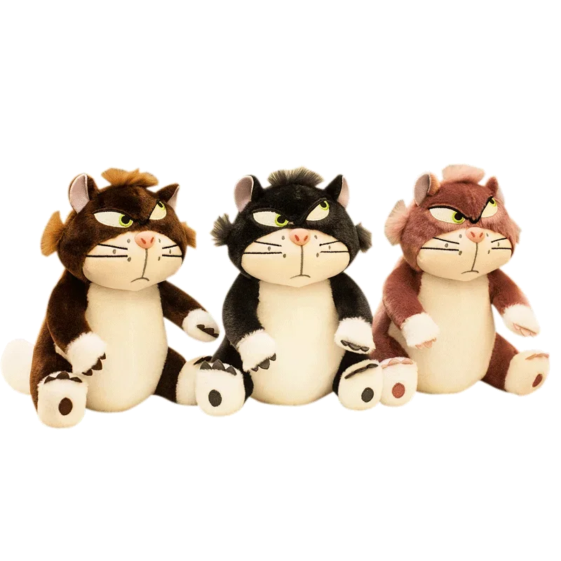 12cm Kawaii Disney Lucifer Plush keychain Doll Bag Pendant Cute Plush Stuffed Toys Backpack Pendant Birthday Gifts For Children 6