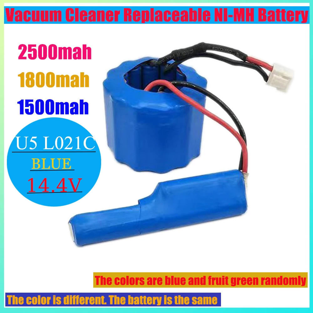 

Vacuum Cleaner Battery Pack U5-L021C/U3-L021D 14.4V/18V 1500/1800/2500mah Built-in BMS High Power Large Capacity with Fuse