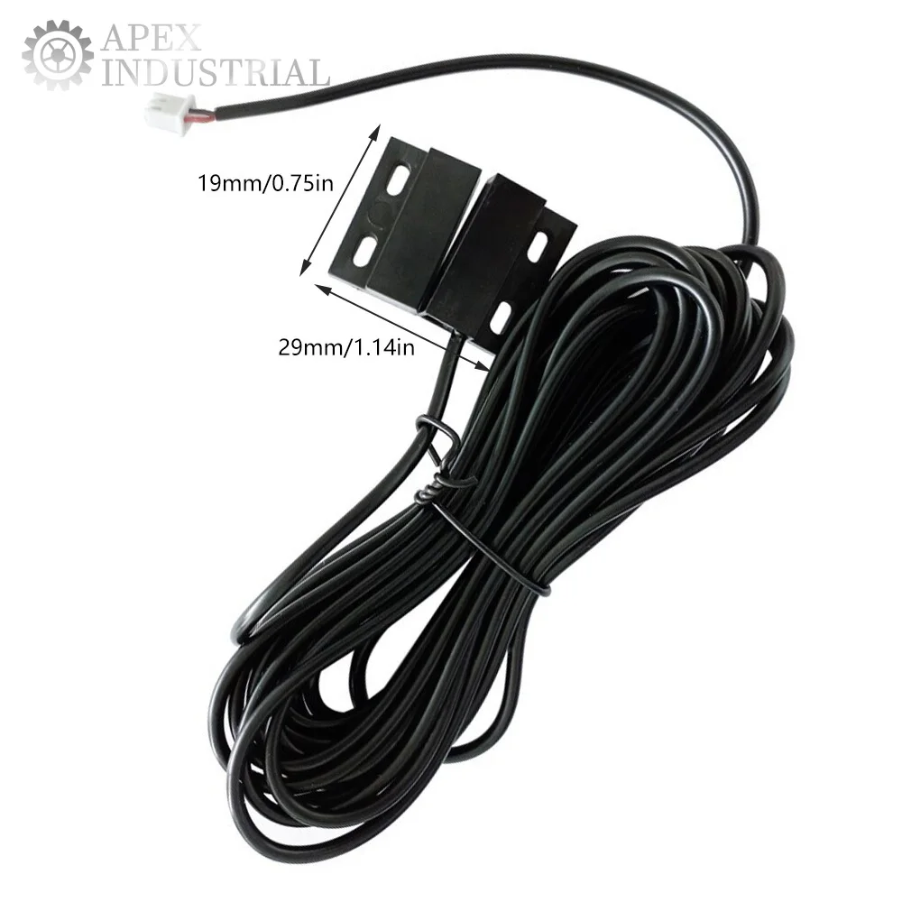 MC05 5m Wired Door Sensor Magnetic Sensor Switch For Open Detector Iron Gate Suitable Outdoor Indoor Using 36V
