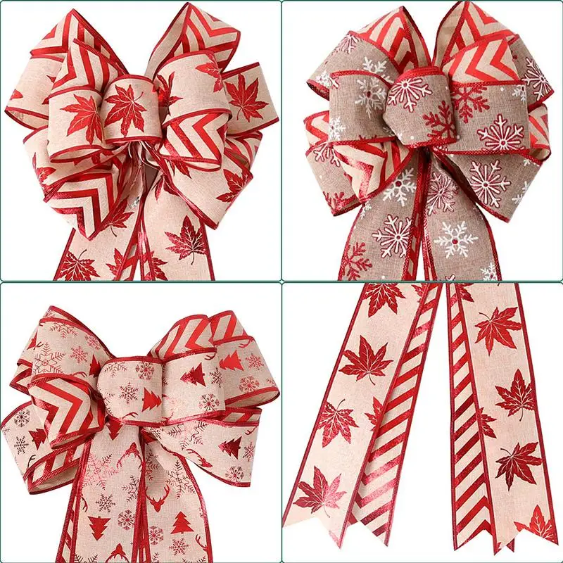 Noeud De Décoration Pour Couronne - Décorations En Velours