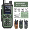 Baofeng UV-21 PRO V2 Walkie Talkie Long Range Wireless Copy Frequency Type-C Charger Full band Powerful Waterproof Two Way Radio 1