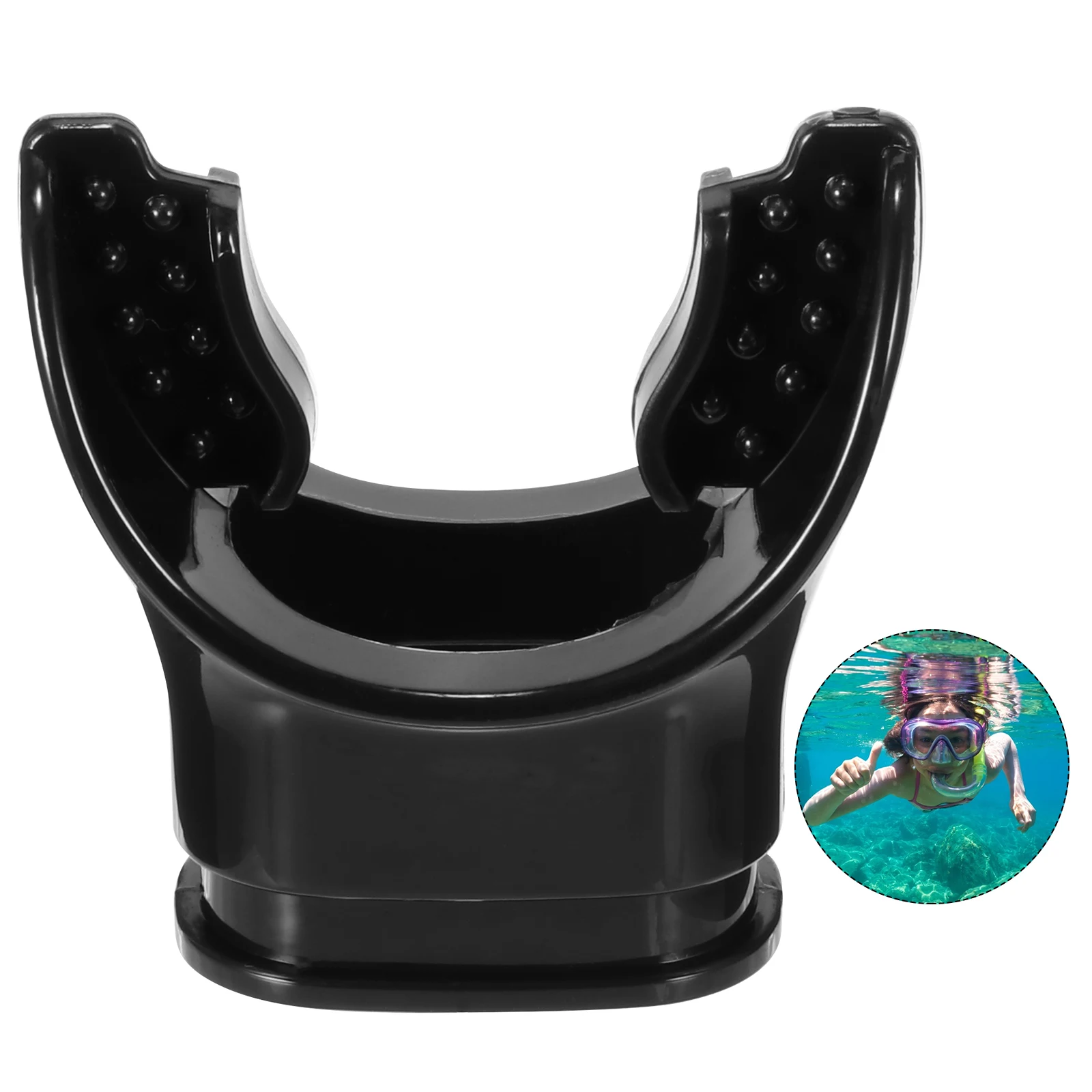 1PCS Silicone mouth piece diving scuba diving snorkeling silicone bite piece swimming cylinder breathing bite piece