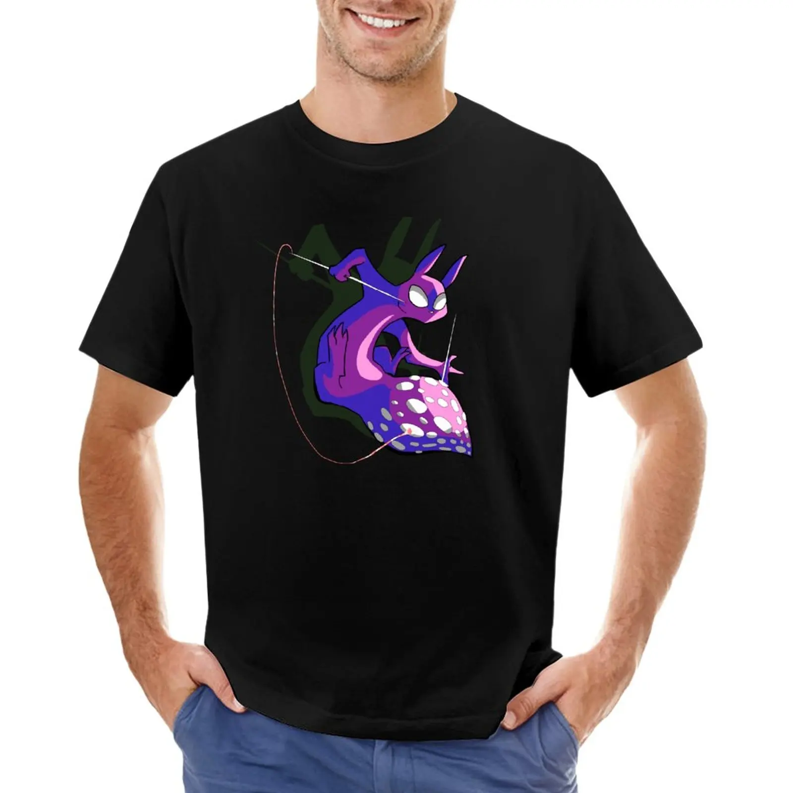 

Футболка Rain World Downpour Slugcat Spearmaster, одежда в эстетике, летние топы, тяжелые футболки, футболки для мужчин, хлопок