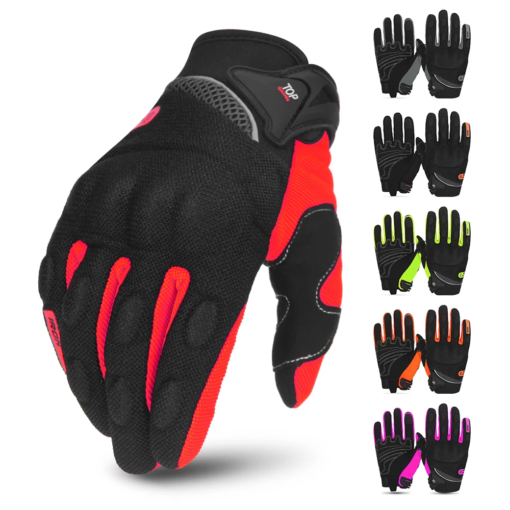 Breathable Full Finger Motorcycle Gloves 1