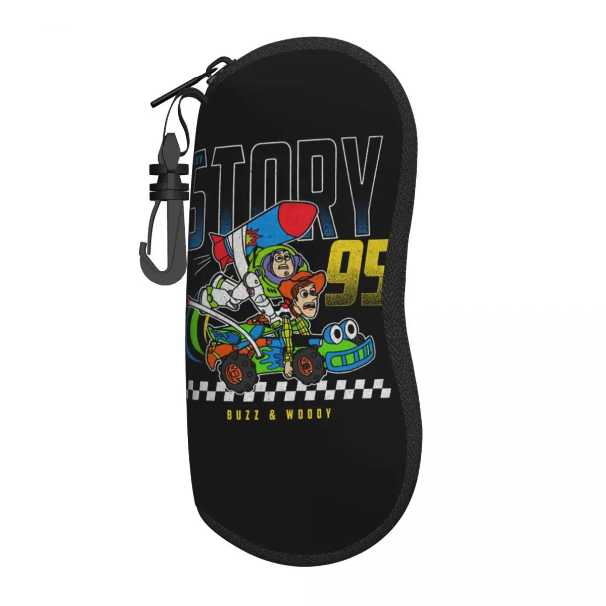 

Персонализированные очки с героями мультфильмов История игрушек, Базз, светильник, солнцезащитные очки, мягкие мужские и женские очки, защитный чехол