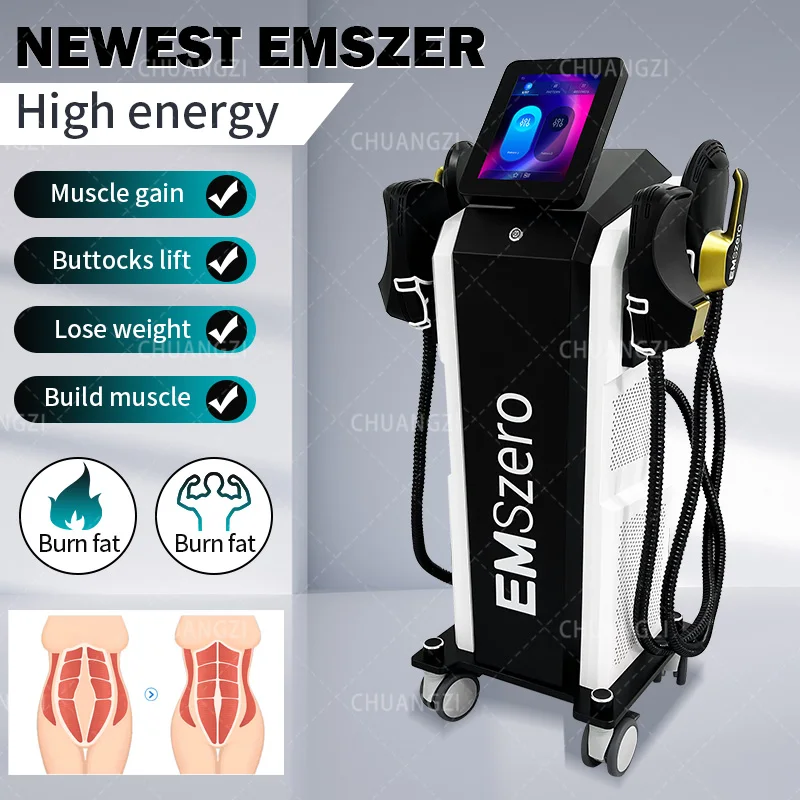 

Professional Ems zero NEO RF Machine 2024 EM Body Slim Muscle Stimulation EMSZERO PRO Ultra Sculpt Therapy Hiemt Lose Weight