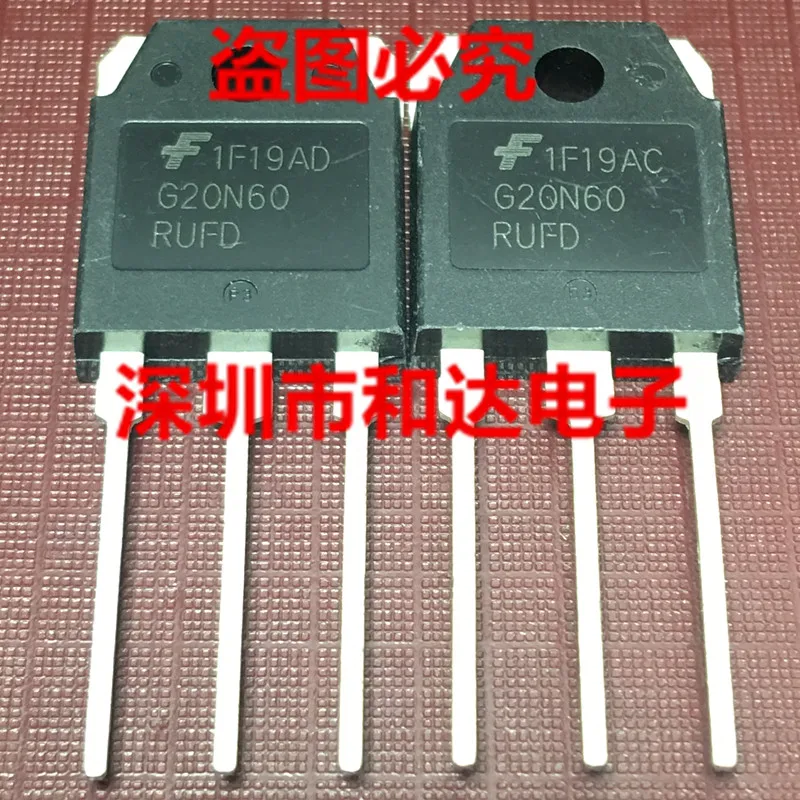 

5PCS-10PCS G20N60RUFD SGH20N60RUFD TO-3P ON STOCK NEW AND ORIGINAL