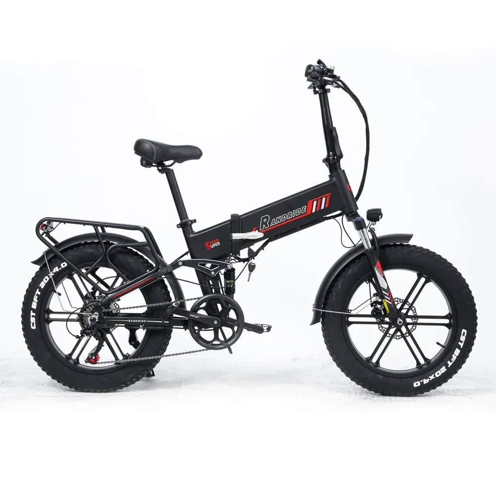 RadRide YX20M electric bike, 1000W motor, 20x4.0 inch wide tires, top speed 45 km/h, 48V 20Ah battery, max range 80-90 km, in st Sfdb59211a78c447fbd5a861b44a98d5cH
