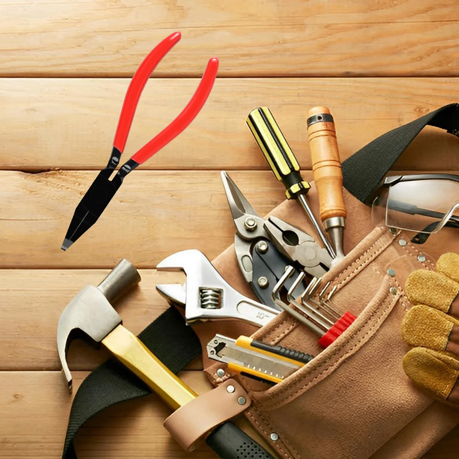 Metal Sheet Bender Plier Steel Metal Sheet Straight Plier Durable Mini Straight Sheet Metal Tool Portable Plier for Metal Sheet