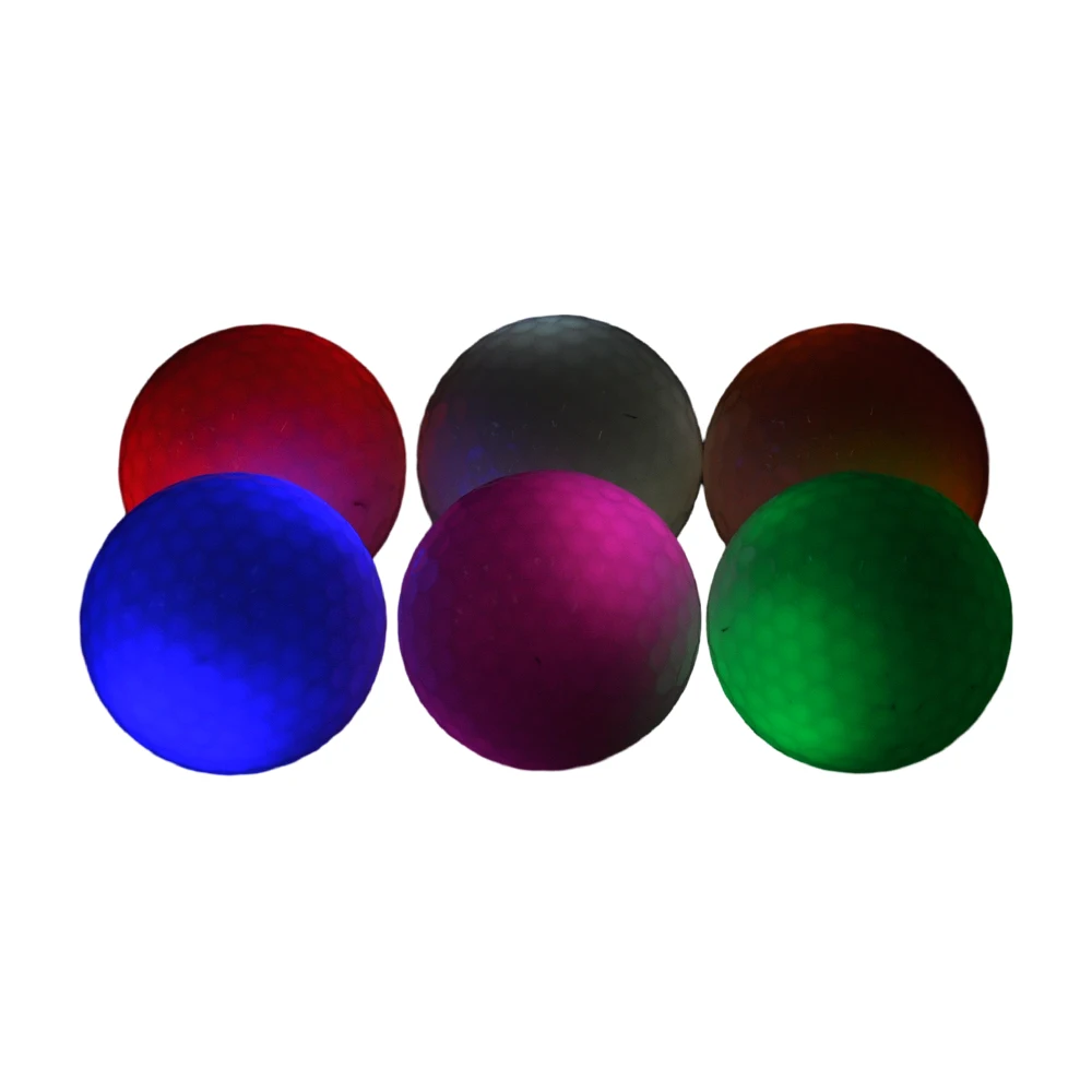 Description Picture 5 of itemLED Glowing Golf Balls Glowing Golf Balls At Night - Glow in The Dark Balls 6pcs Golf Ball Set Red Blue White Pink Green
