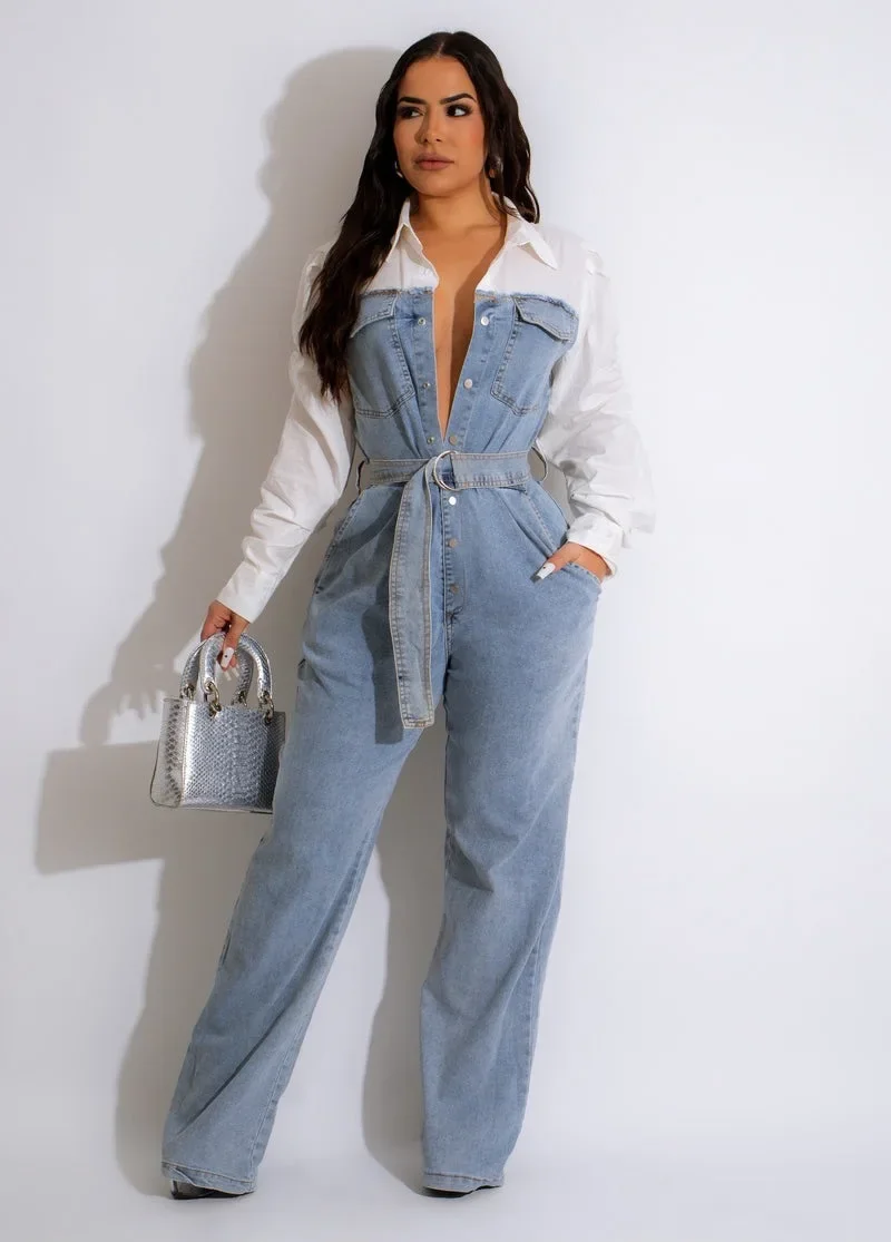 2023-fashion-casual-stretch-denim-panel-long-sleeve-lapel-single-breasted-slim-fitting-women-long-jumpsuit