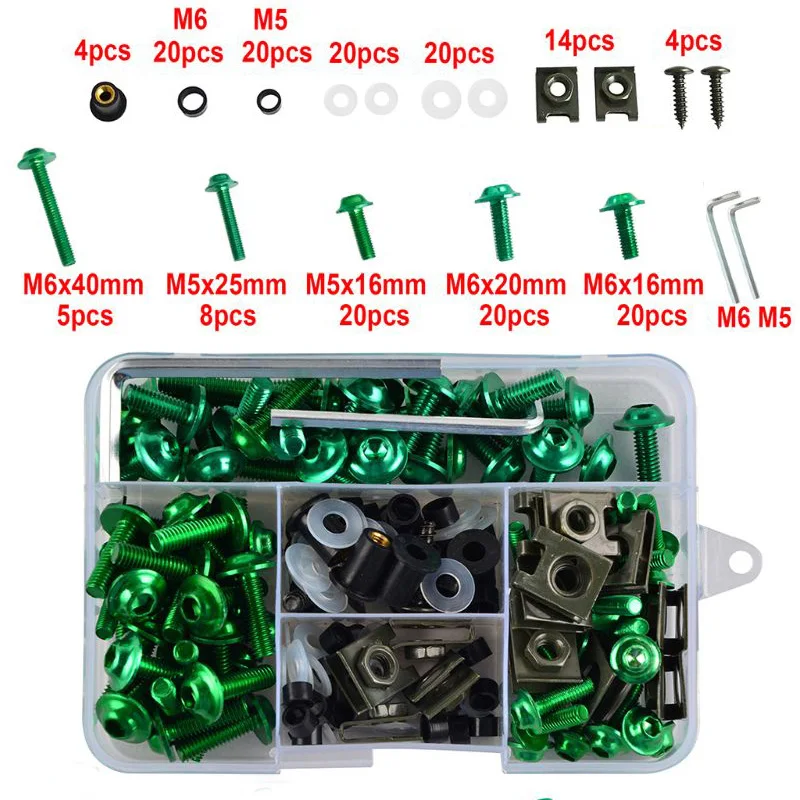 Motorcycle Screws Set Kit Accessories For HONDA CBR250R XR 150 CB500F TRANSALP 650 SHADOW 125 X ADV 750 CB650F DIO 34 C90