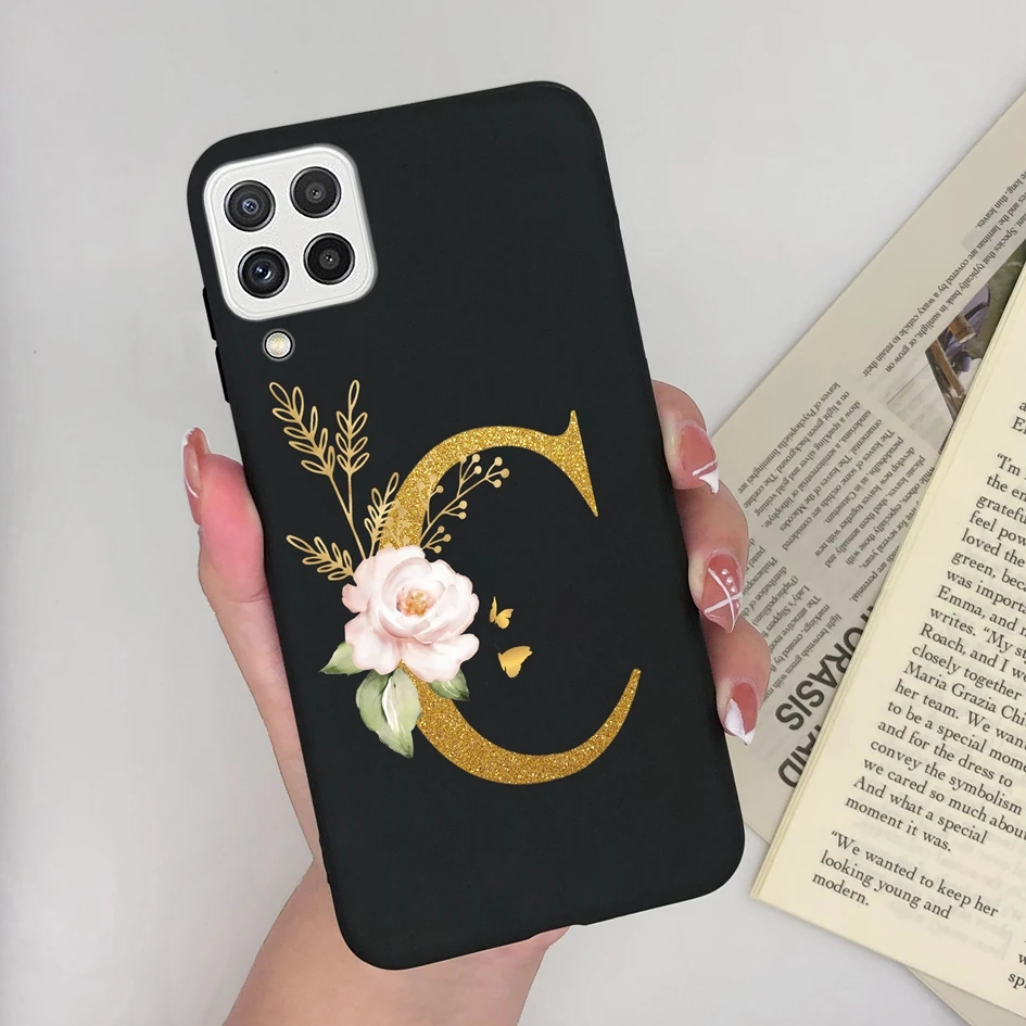 Luxury Pink Silicone Soft TPU Phone Case - Protective Back Cover with A-Z Letters